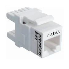 109721010 – Ổ cắm Cat6A 180°, không chống nhiễu, mỏng, có nắp, kép IDC, màu trắng