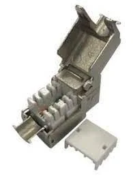 109813010 – Premium Line Category 6A 90° Shielded Die-casting Keystone Jack, Slim type