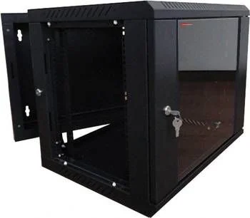 614265222 – Dual Section – 22U Cabinet, 500+100mm deep, Black